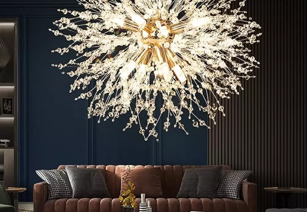 vintage chandelier with crystals